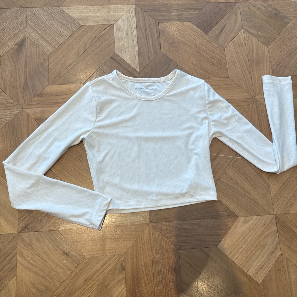 We Wore What Long Sleeve Crop Top